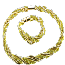 Last inn bildet i Galleri-visningsprogrammet, Nydelig grønt kjede og armbånd