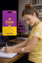 Last inn bildet i Galleri-visningsprogrammet, Bedre konsentrasjon med Super Patch Focus – Naturlig og drug-free
